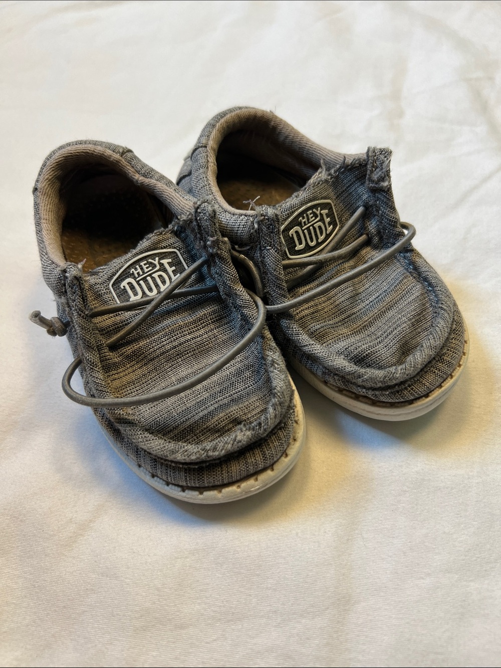 Hey Dude Kids Grey Casual Slip-On Sneakers